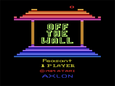 Off the Wall - Screenshot - Game Title Image