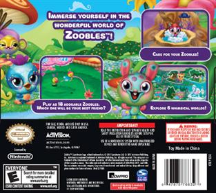 Zoobles! Spring to Life! - Box - Back Image