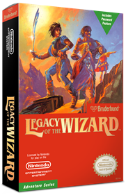 Legacy of the Wizard - Box - 3D Image
