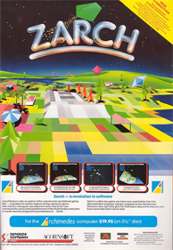 Zarch - Advertisement Flyer - Front Image