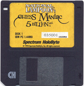 National Lampoon's Chess Maniac 5 Billion and 1 - Disc Image
