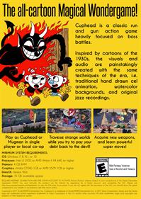 Cuphead: 'Don't Deal with the Devil' - Fanart - Box - Back Image