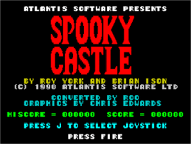 Spooky Castle - Screenshot - Game Title Image