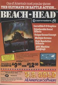 Beach-Head - Advertisement Flyer - Front Image