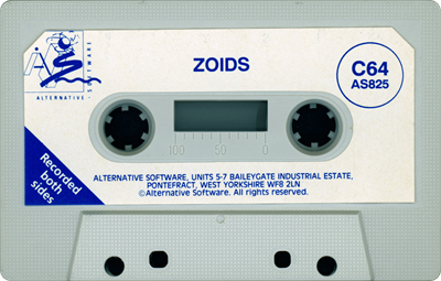 Zoids (Electric Dreams Software) - Cart - Front Image