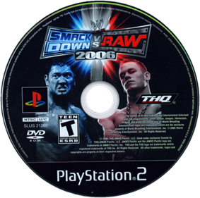 WWE SmackDown! vs. Raw 2006 - Disc Image