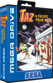 Taz in Escape from Mars - Box - 3D Image