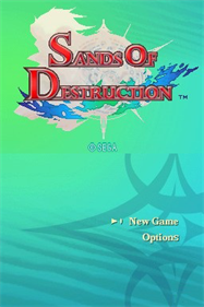 Sands of Destruction - Screenshot - Game Title Image