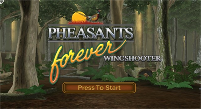 Pheasants Forever: Wingshooter  - Screenshot - Game Title Image