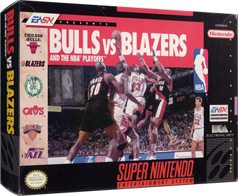 Bulls Vs Blazers and the NBA Playoffs - Box - 3D Image