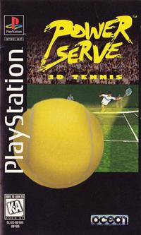Power Serve 3D Tennis - Box - Front Image