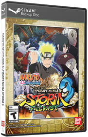 Naruto Shippuden: Ultimate Ninja Storm 3 Full Burst HD - Box - 3D Image