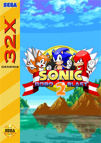 Sonic Robo Blast 32X - Fanart - Box - Front Image