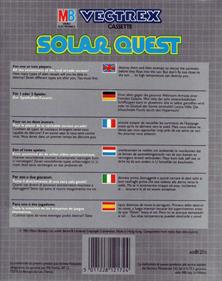 Solar Quest - Box - Back Image