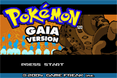 Pokémon Gaia - Screenshot - Game Title Image