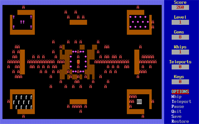 Dungeons of Kroz - Screenshot - Gameplay Image