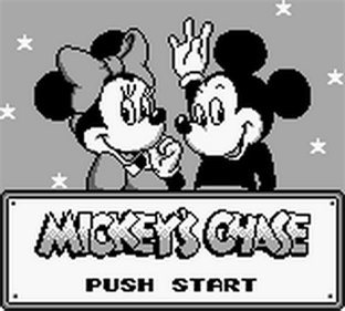 Mickey's Dangerous Chase - Screenshot - Game Title Image