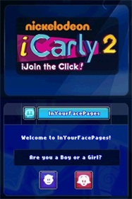 iCarly 2: iJoin the Click! - Screenshot - Game Title Image