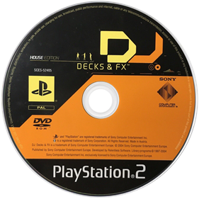 DJ: Decks & FX: House Edition - Disc Image