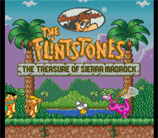The Flintstones: The Treasure of Sierra Madrock - Screenshot - Game Title Image