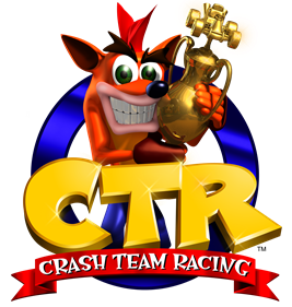 CTR: Crash Team Racing - Clear Logo Image