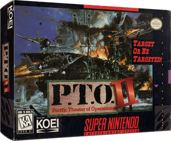 P.T.O. II: Pacific Theater of Operations - Box - 3D Image