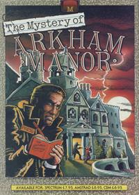 The Mystery of Arkham Manor - Advertisement Flyer - Front Image