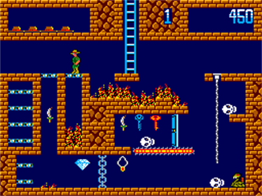Montezuma's Revenge Featuring Panama Joe - Screenshot - Gameplay Image