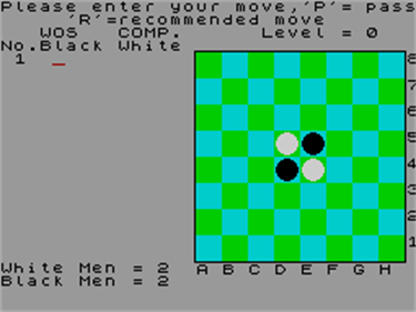 ZX Reversi - Screenshot - Gameplay Image