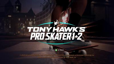 Tony Hawk's Pro Skater 1 + 2 - Screenshot - Game Title Image