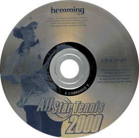 All Star Tennis 2000 - Disc Image