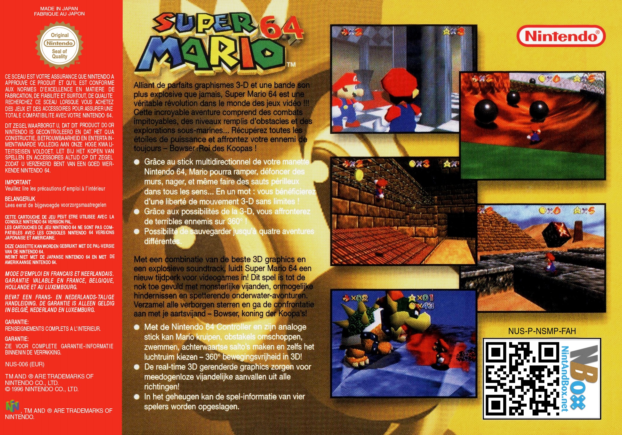 super mario 64 rom hack box art