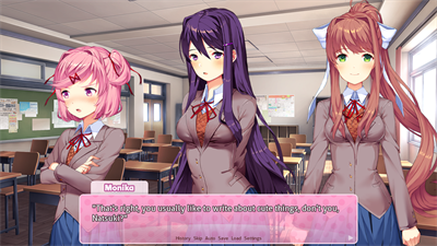 Doki Doki Literature Club - Screenshot - Gameplay Image