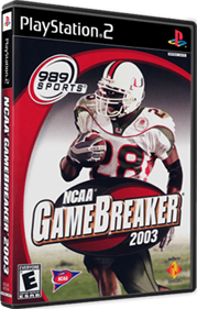 NCAA Gamebreaker 2003 - Box - 3D Image