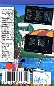 System 8: The Pools Predictor! - Box - Back Image