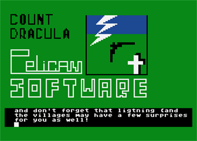 Count Dracula - Screenshot - Game Title Image