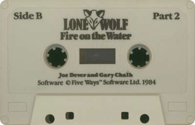 Lone Wolf: Fire on the Water - Cart - Back Image