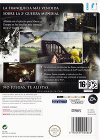 Medal of Honor: Vanguard - Box - Back Image