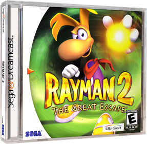 Rayman 2: The Great Escape - Box - 3D Image