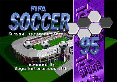 FIFA Soccer 95 - Screenshot - Game Title Image