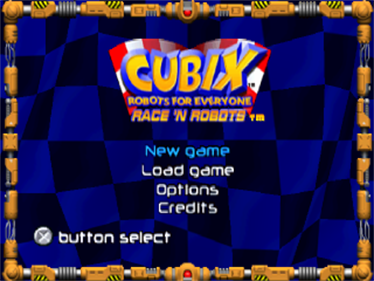 Cubix: Robots for Everyone: Race 'n Robots - Screenshot - Game Title Image
