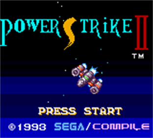 Power Strike II - Screenshot - Game Title Image
