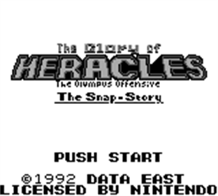 Heracles no Eikou: Ugokidashita Kamigami - Screenshot - Game Title Image