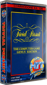 Trivial Pursuit: The Computer Game: Commodore Genus Edition - Box - 3D Image