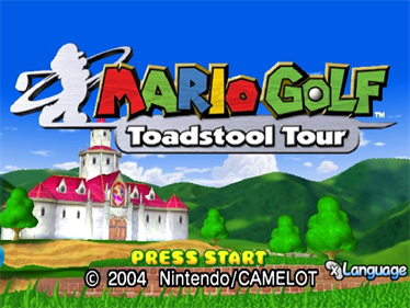 Mario Golf: Toadstool Tour - Screenshot - Game Title Image