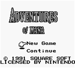 Final Fantasy Adventure - Screenshot - Game Title Image