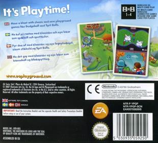 EA Playground - Box - Back Image