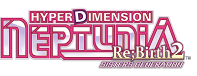Hyperdimension Neptunia Re;Birth2: Sisters Generation - Clear Logo Image