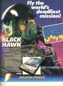 Black Hawk - Advertisement Flyer - Front Image