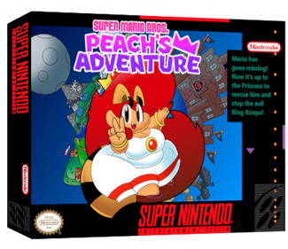 Super Mario Bros.: Peach's Adventure - Box - 3D Image